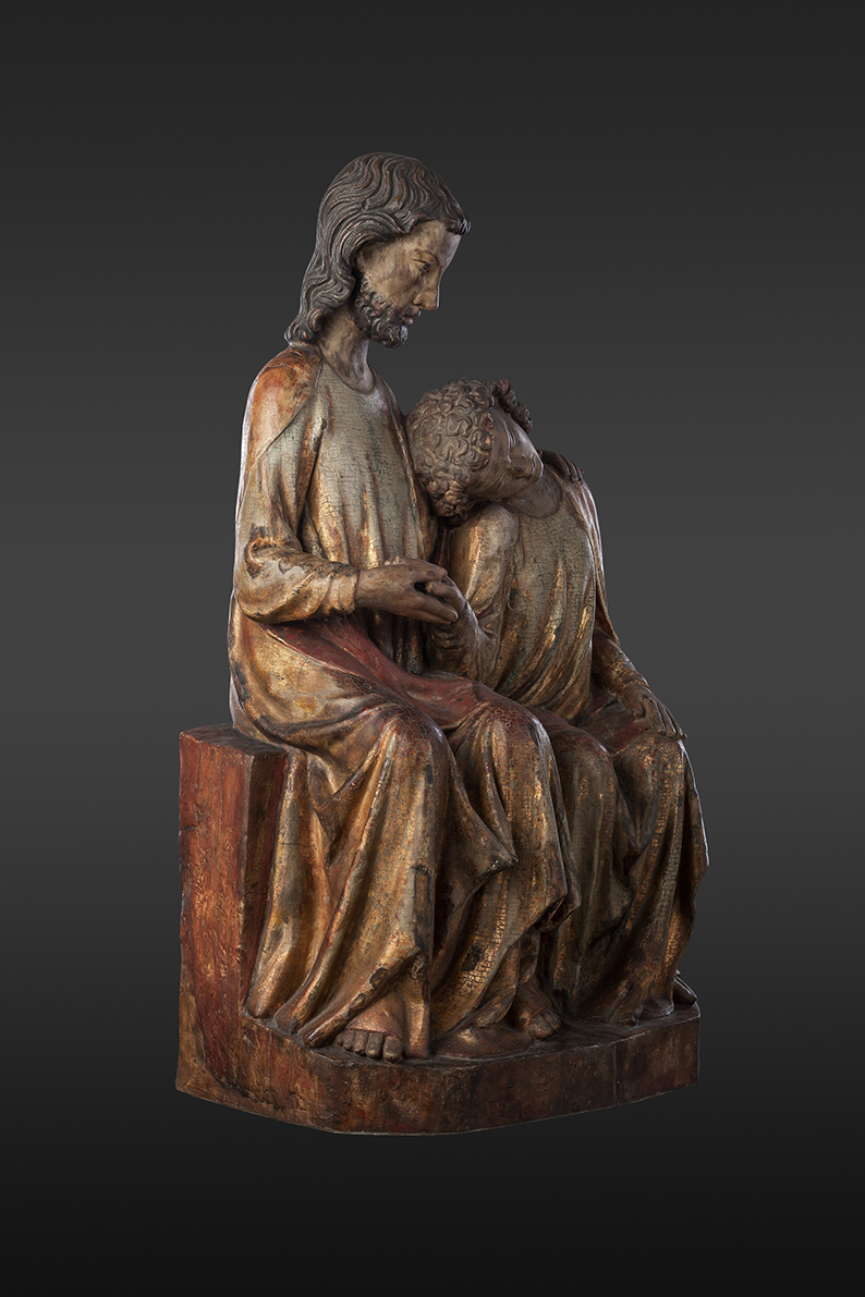 Christus und Johannes, Andachtsbild