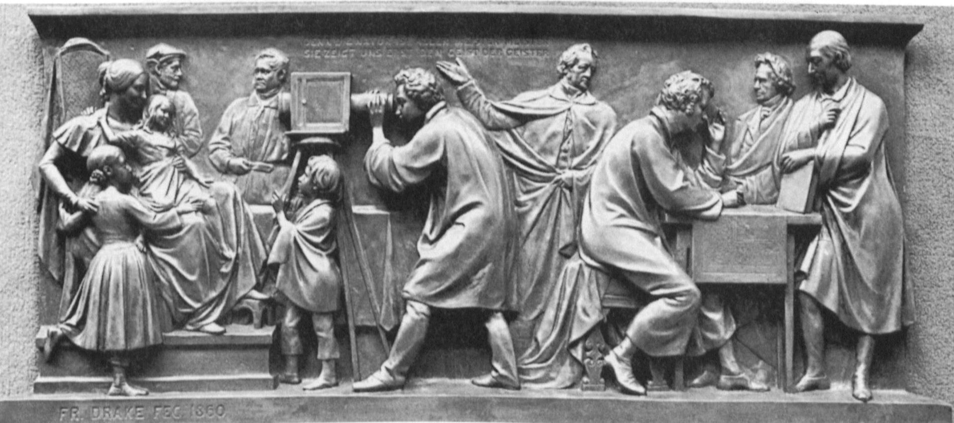 Allegorie der Kunst und Kultur, vom Beuth-Denkmal