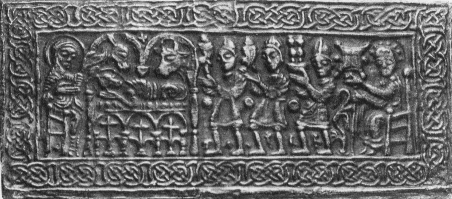 Anbetung der Magier mit Maria und Herodes