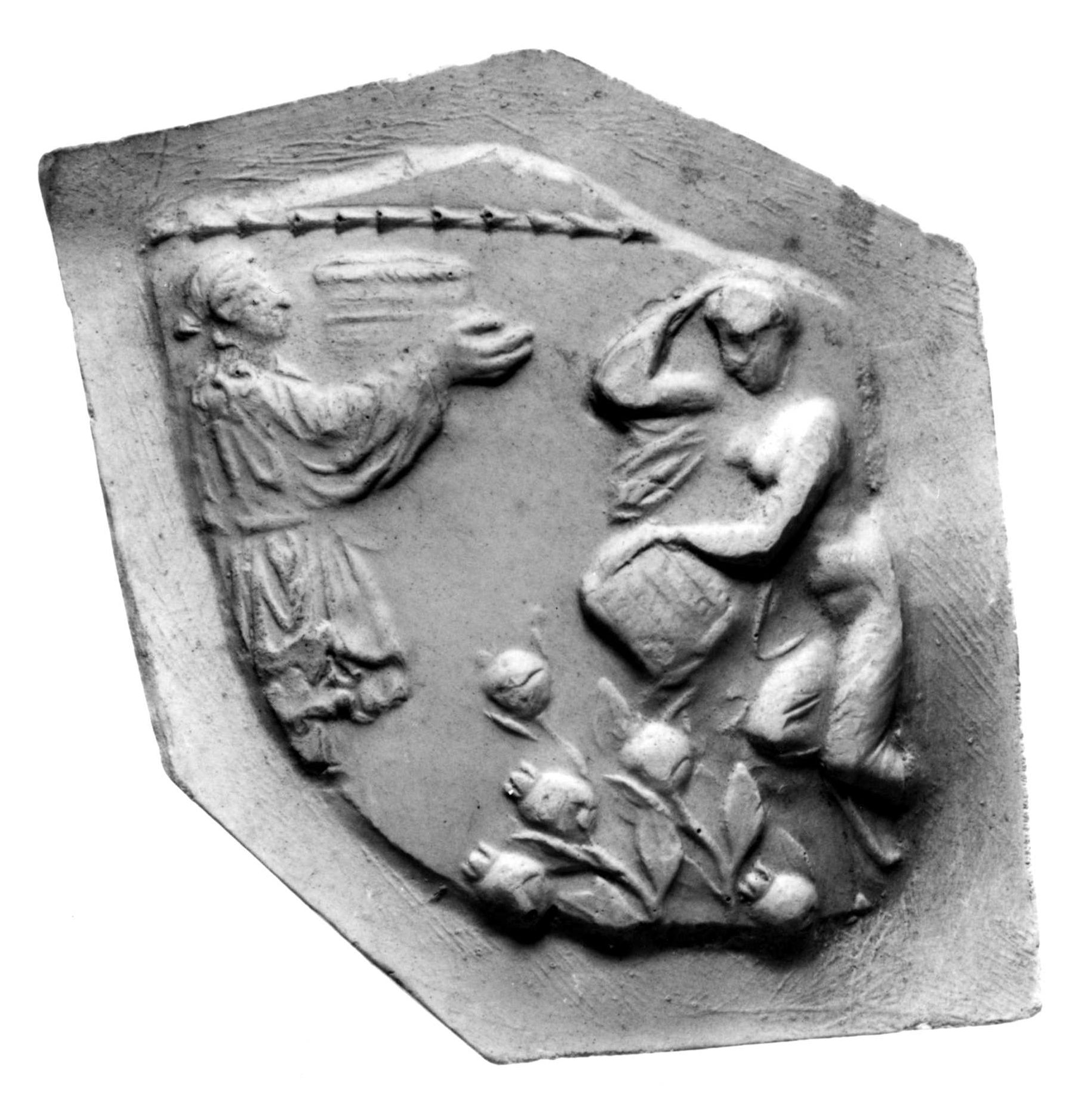 Ausguss aus römischer Formschüssel, Fragment