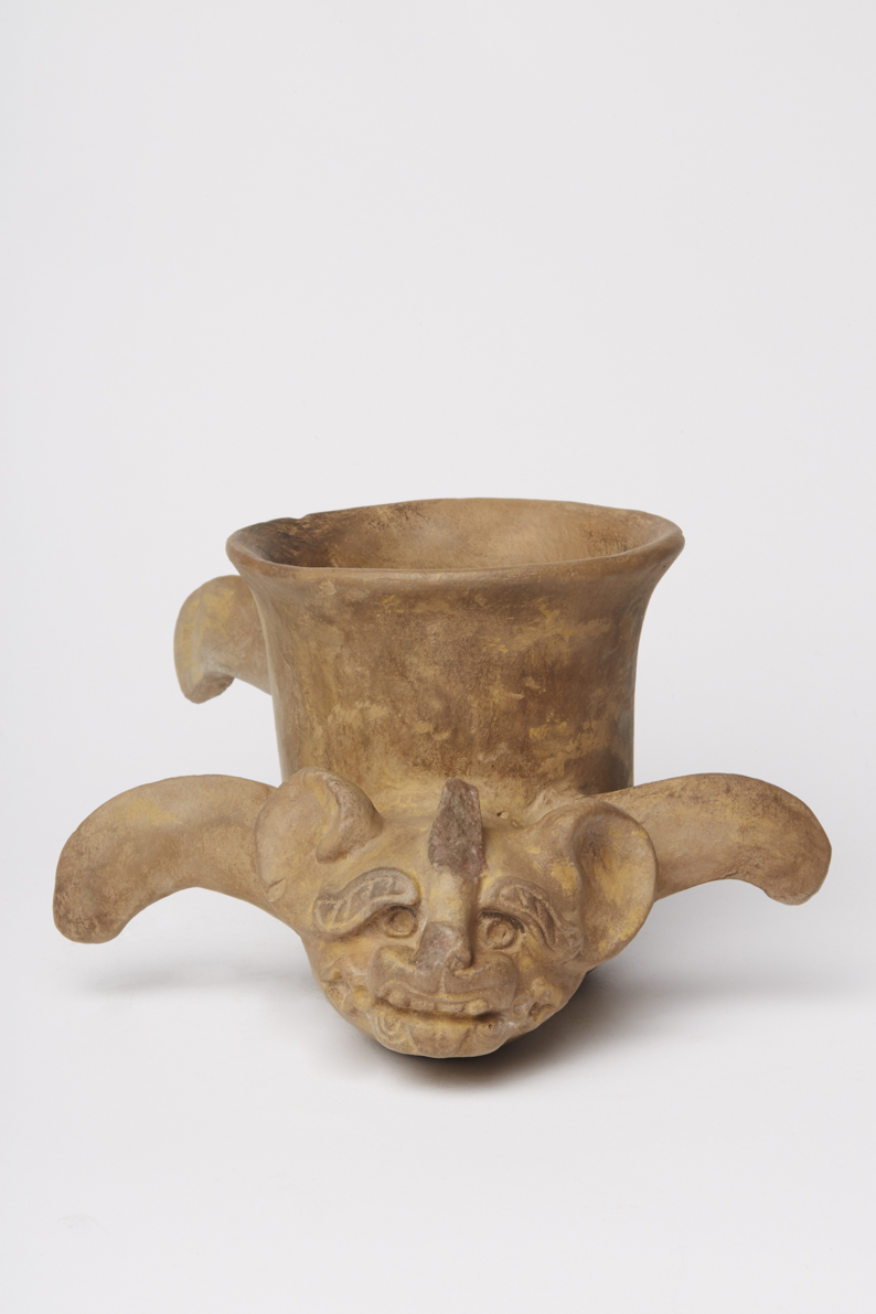 Ceramic Vessel: Claw with Bat Head