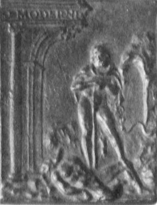 Herkules und besiegter Antaeus