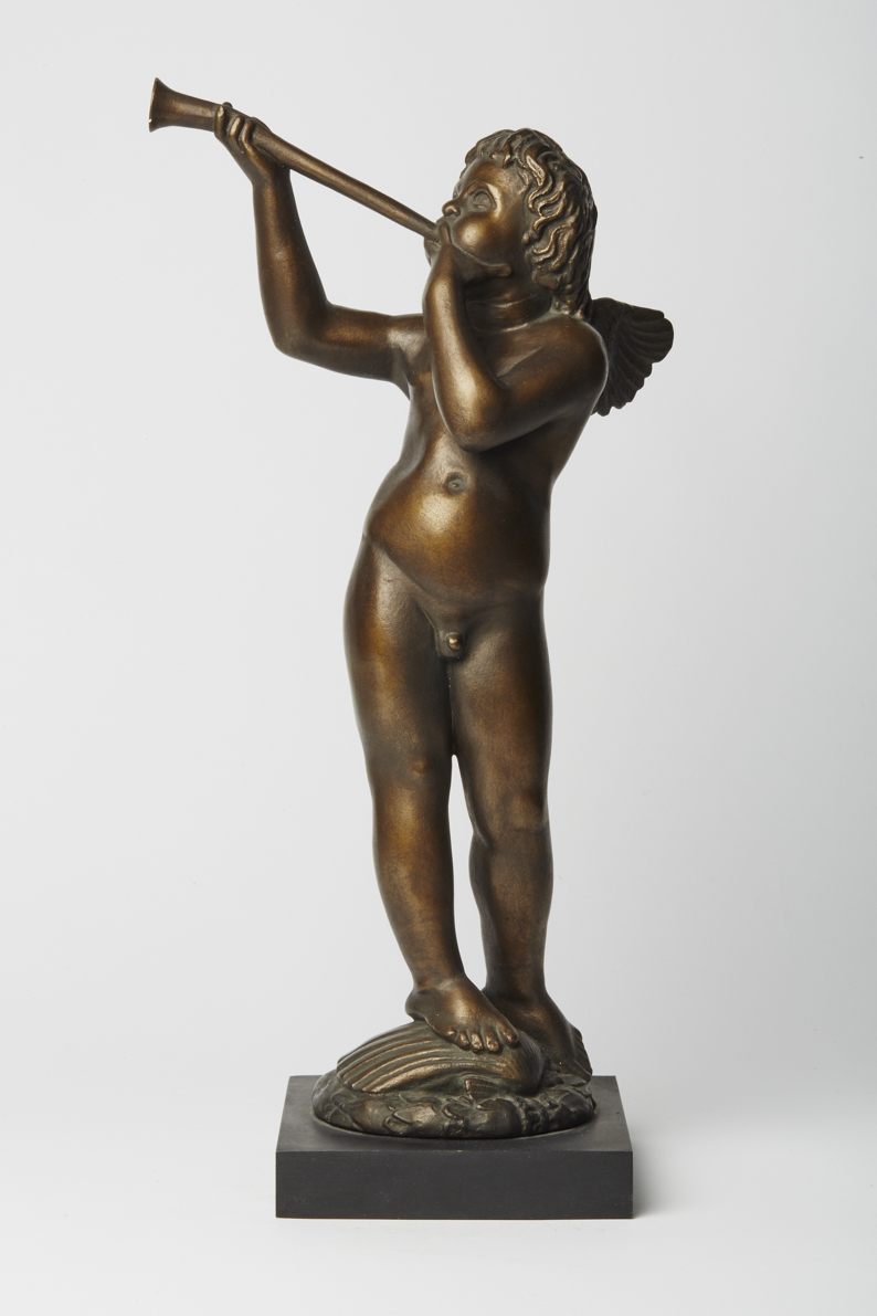 Putto with a trumpet