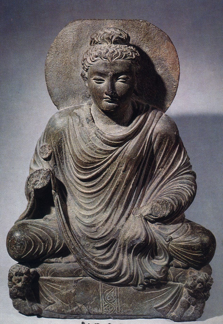 Buddha auf dem Löwenthron