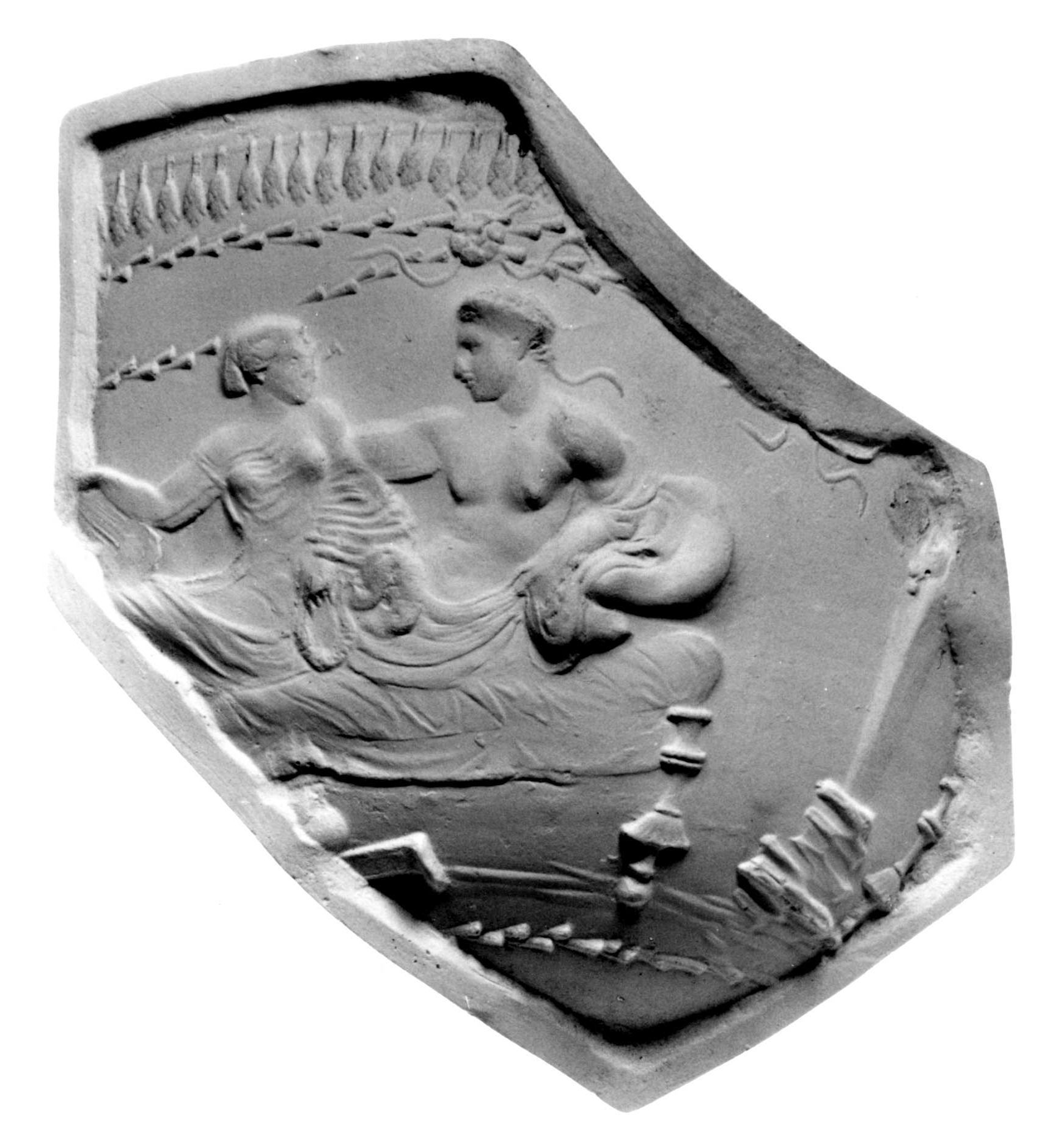 Ausguss aus römischer Formschüssel, Fragment