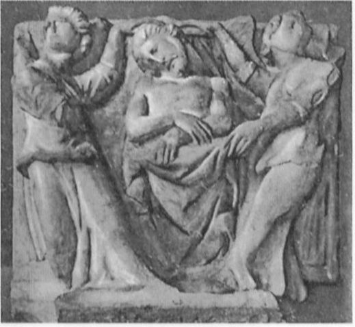 Body of Christ with Two Angels