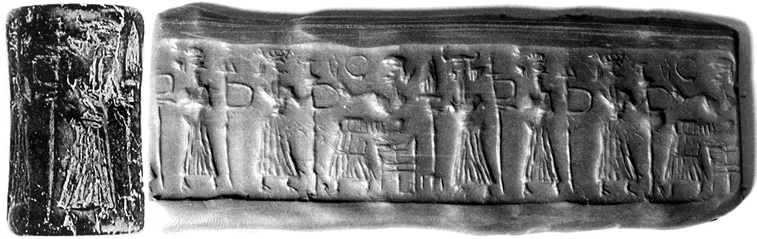 Cylinder Seal or Seal Impression