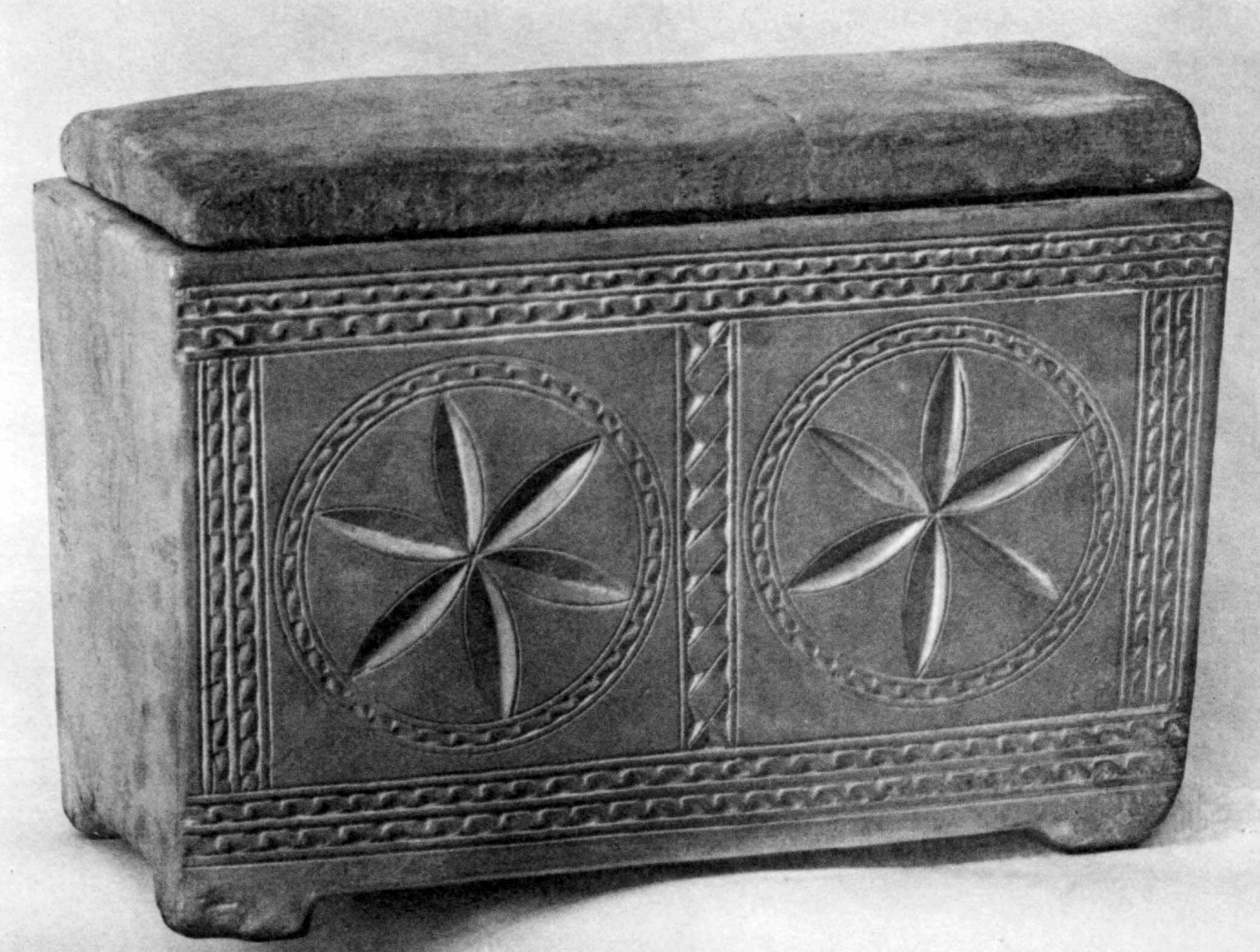 Cinerary Chest with Star Ornament (Ossuary)