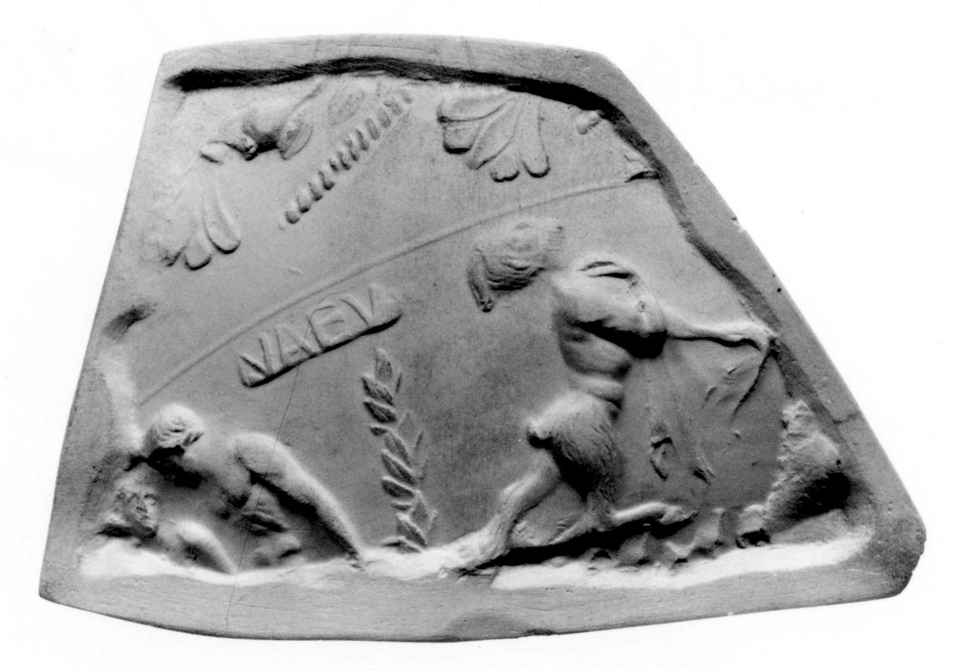 Ausguss aus römischer Formschüssel, Fragment