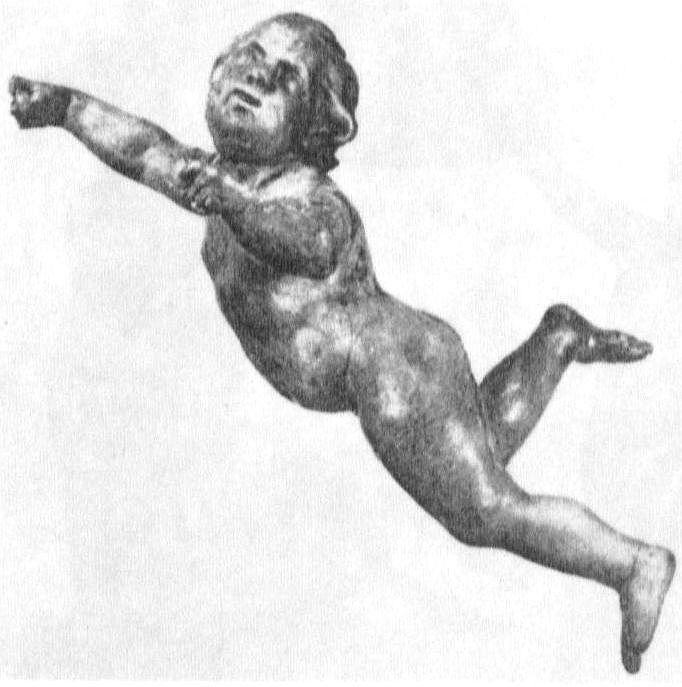 Putto, schwebend
