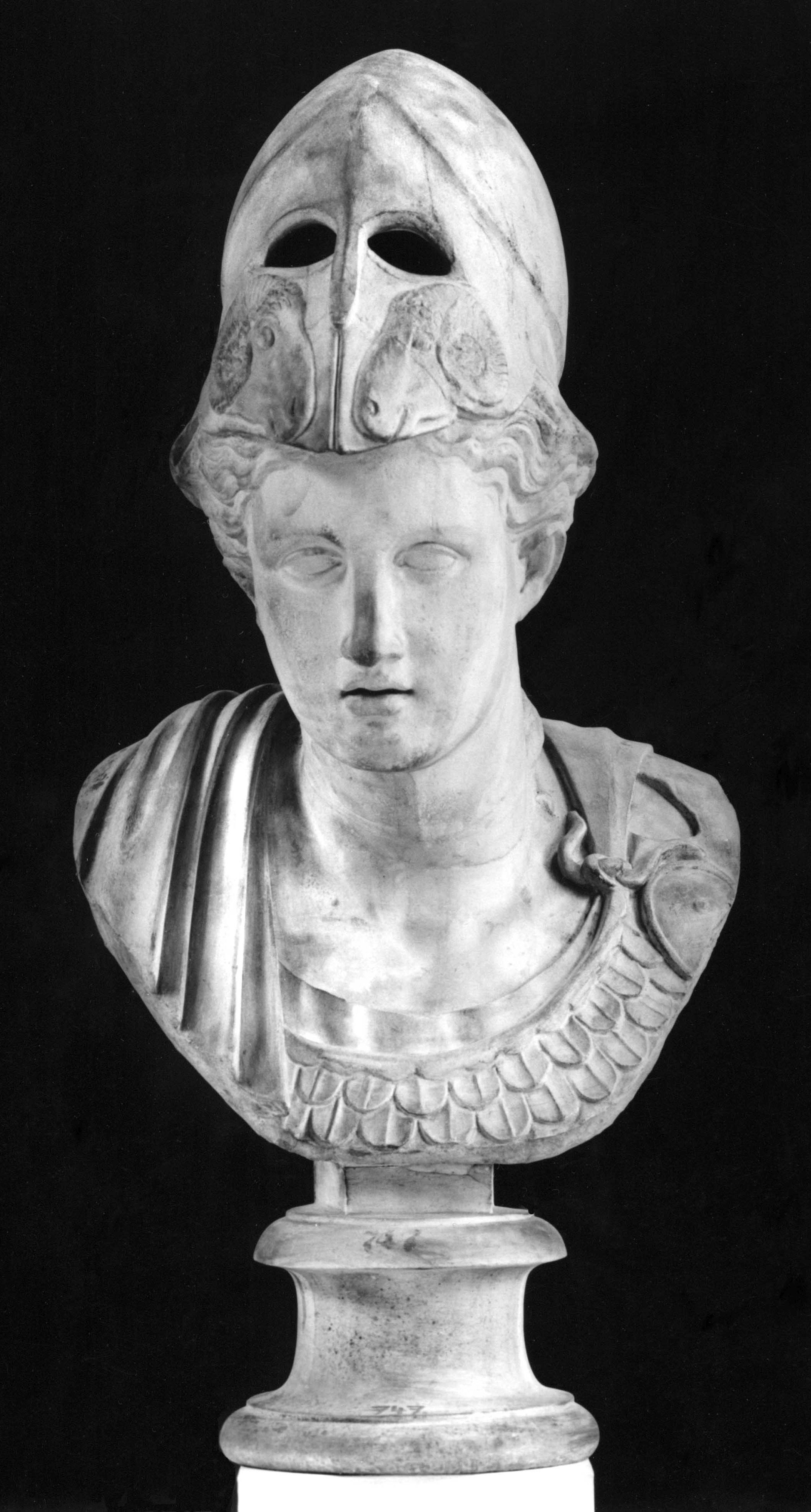 Athena mit korinthischem Helm