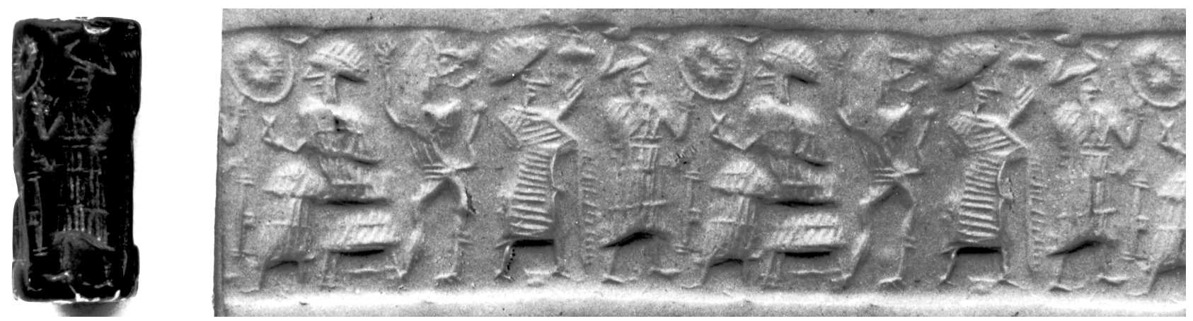 Rollsiegel oder Abrollung