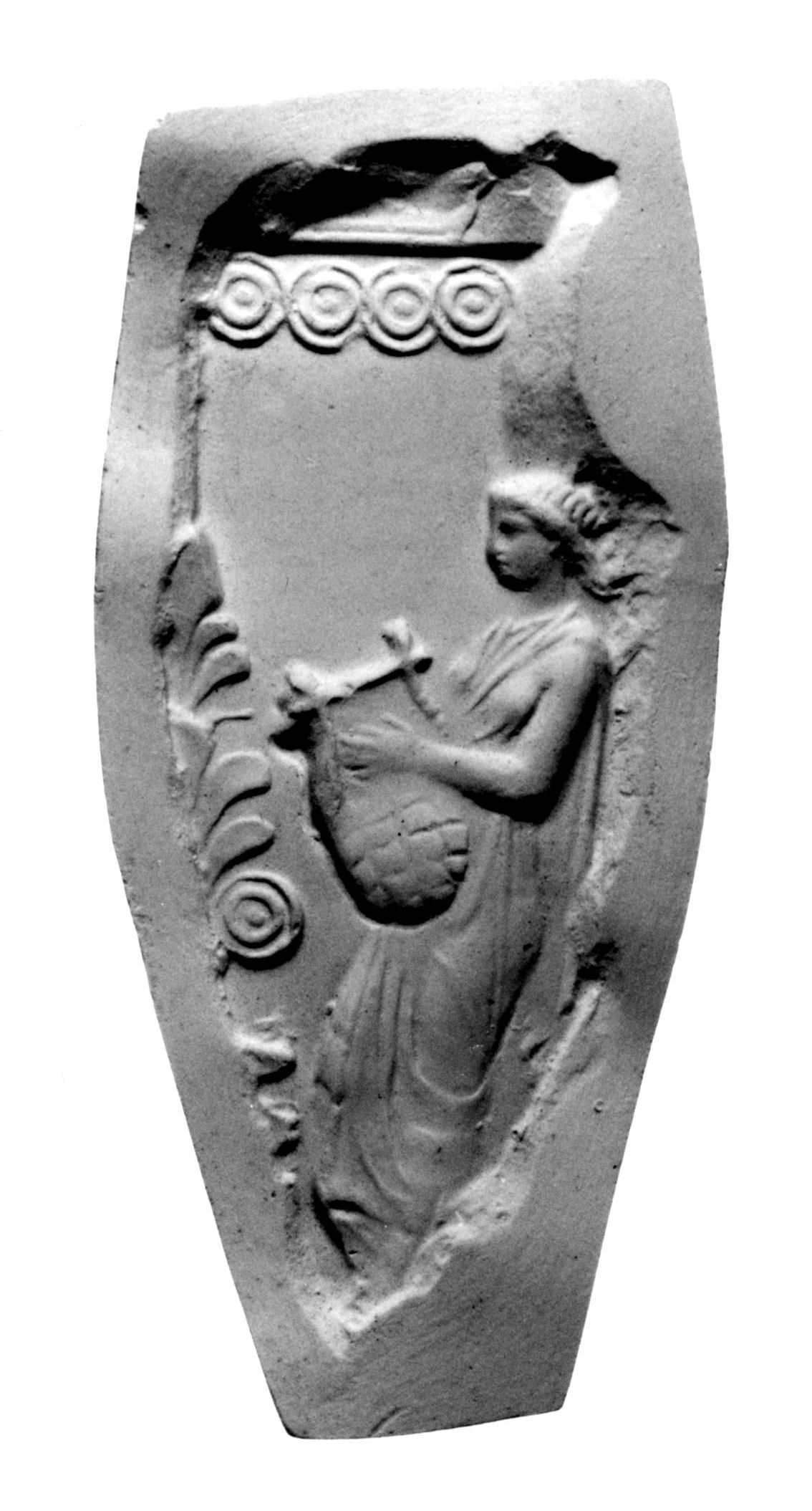 Ausguss aus römischer Formschüssel, Fragment