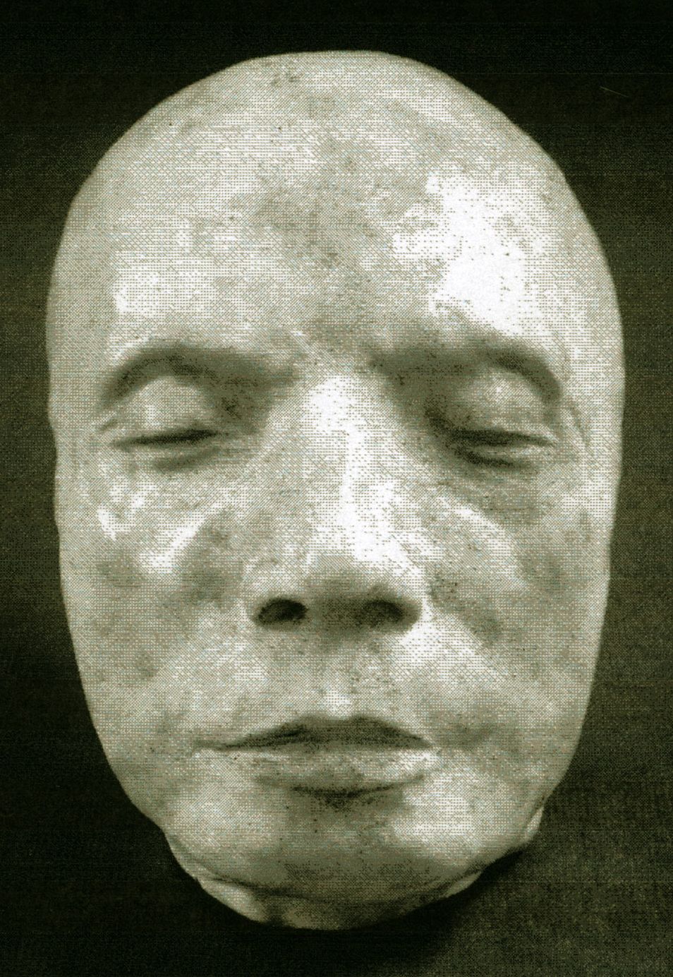 Ludwig Uhland, Totenmaske