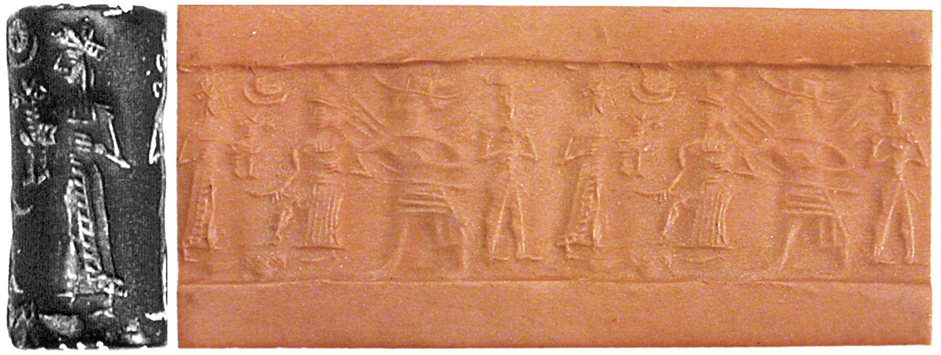 Rollsiegel oder Abrollung