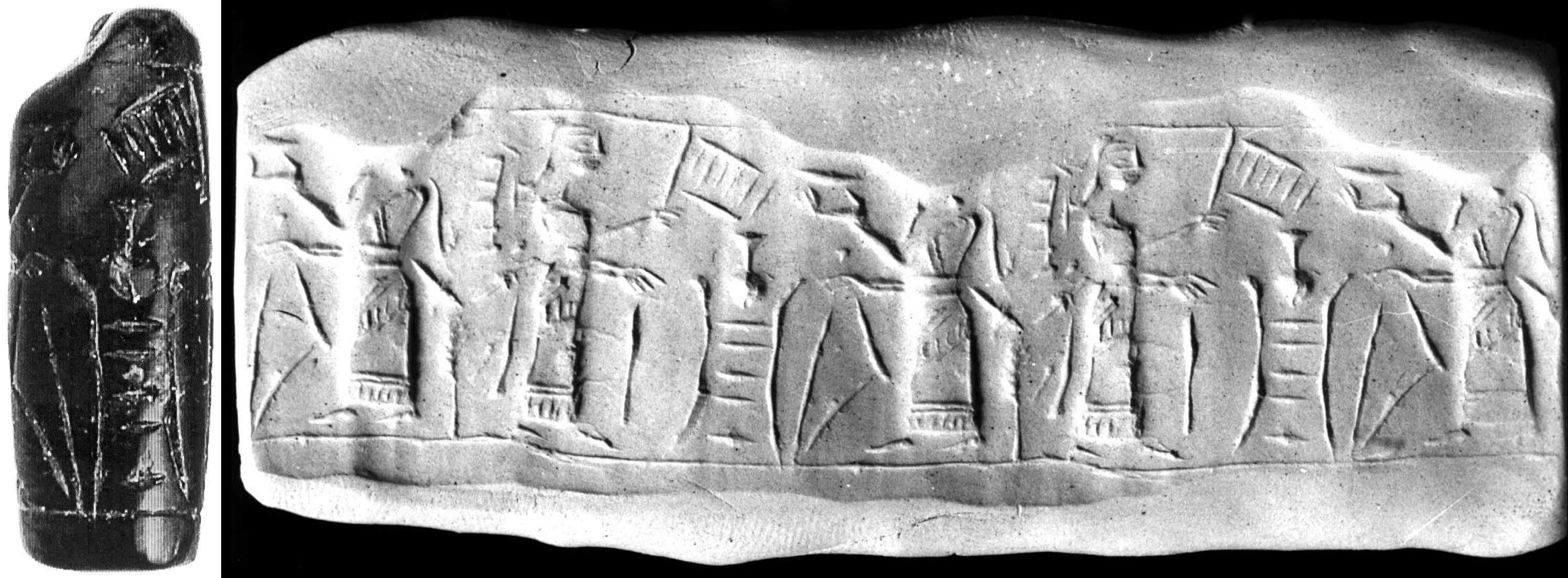 Cylinder Seal or Seal Impression