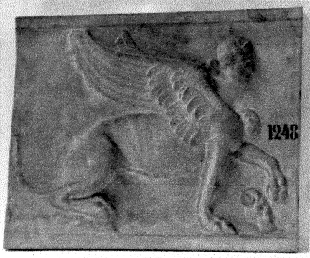 Sphinx, Seitenfläche des Orestsarkophags