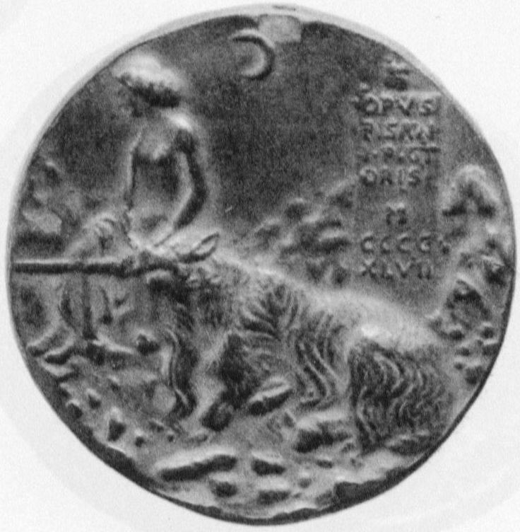 Cecilia neben dem Einhorn (zu R-04211)