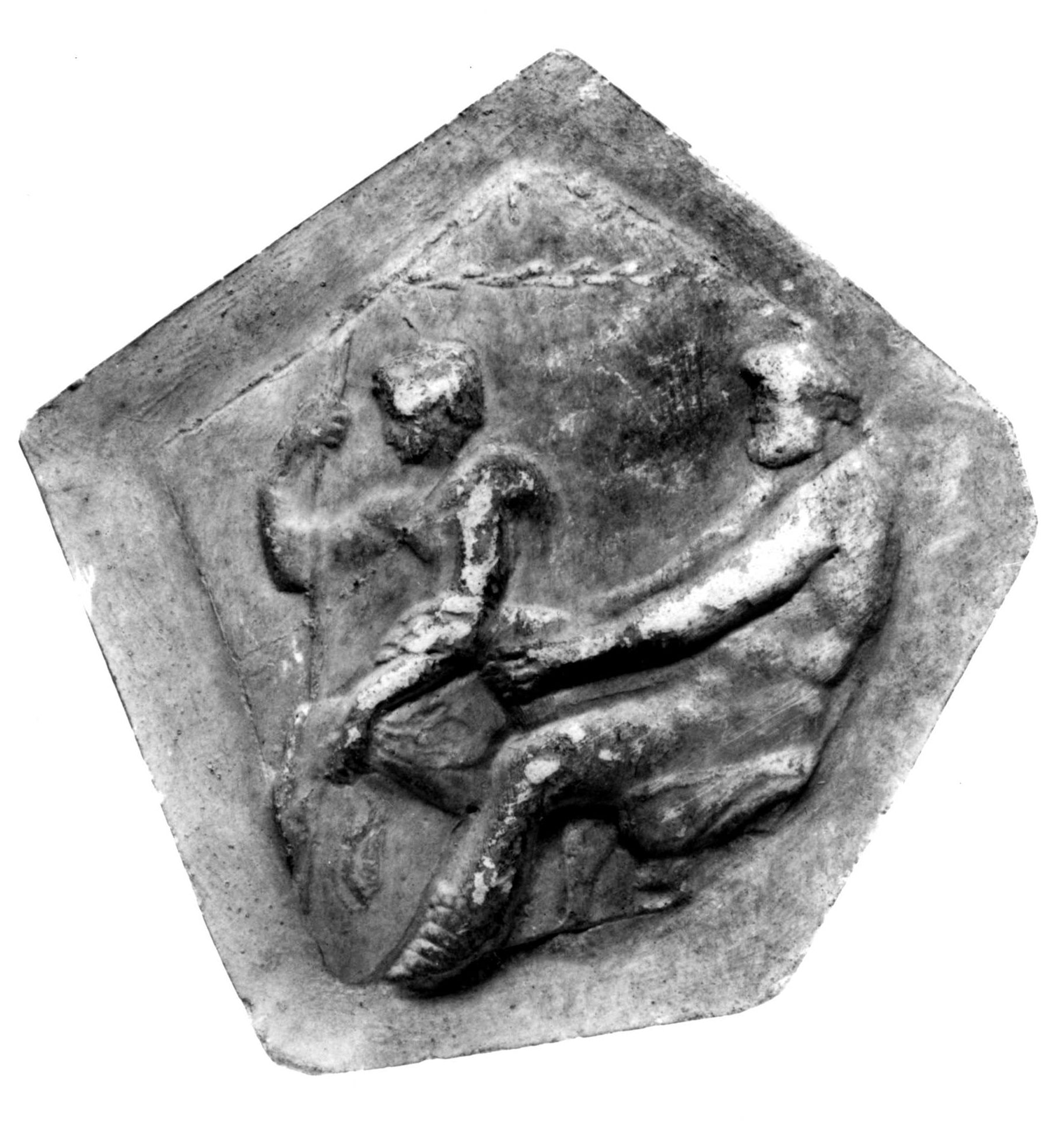 Ausguss aus römischer Formschüssel, Fragment