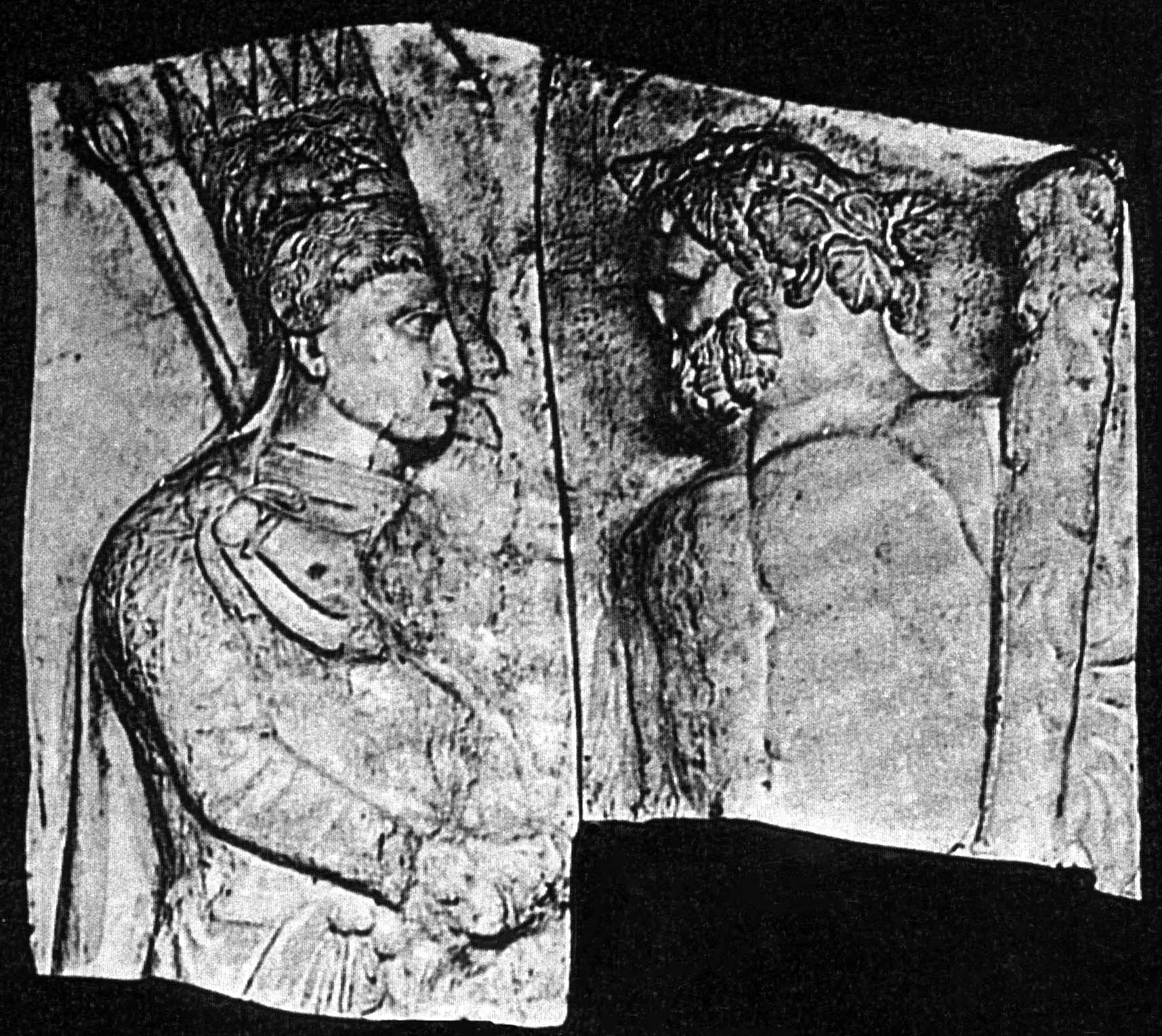 Antiochos I. und Herakles