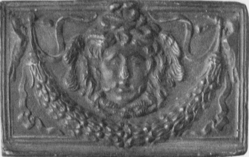 Gorgonenhaupt (Schmalseite eines Kästchens)
