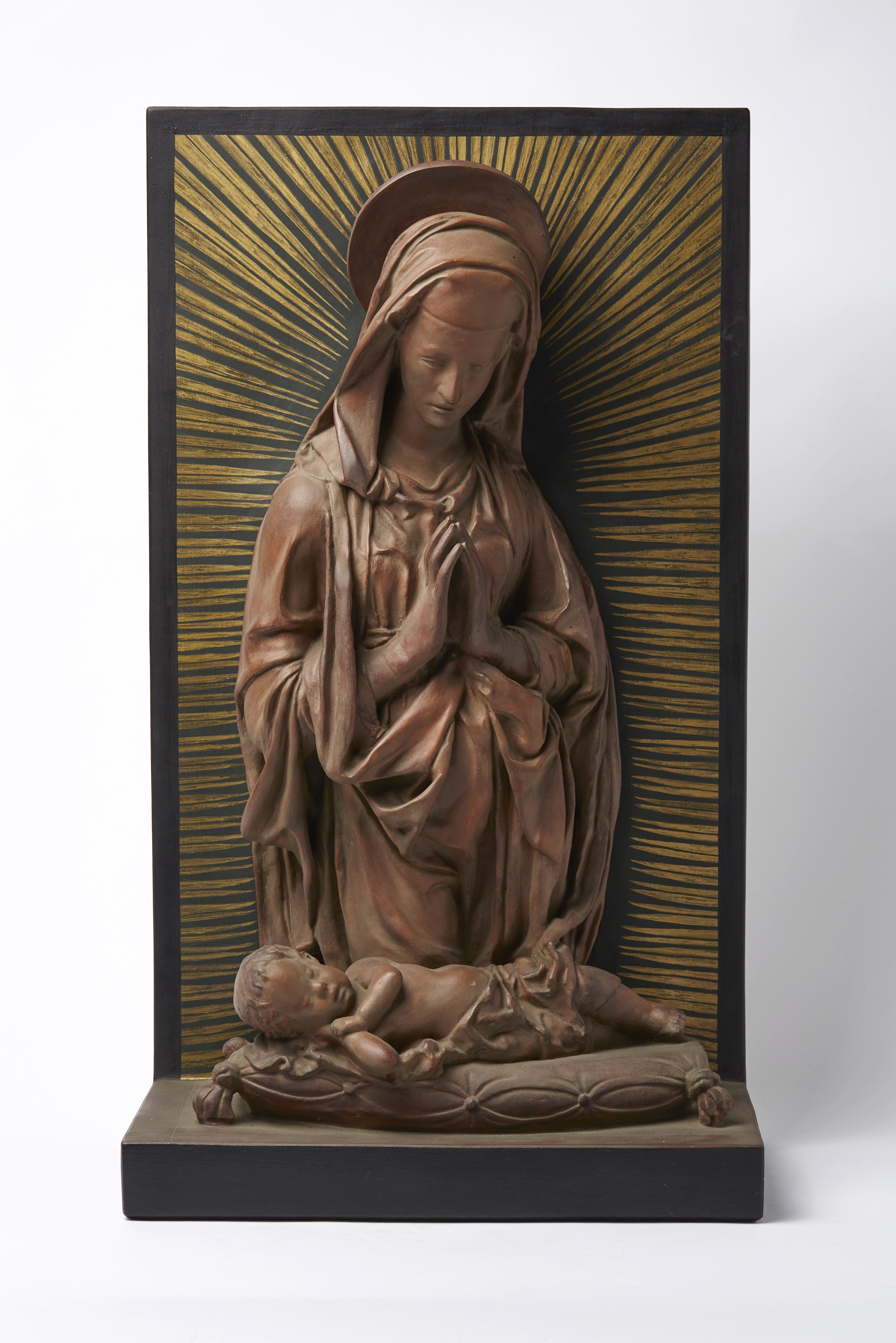 Mary Adoring the Child (With Radiant Halo)