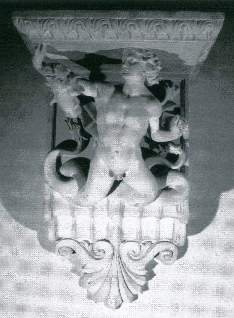 Konsole mit Gigantenfigur (Gegenstück zu R-03505)