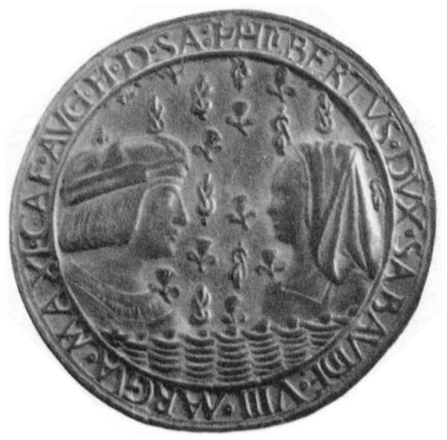 Philipp II and Margaret of Austria (Obverse of R-04849)