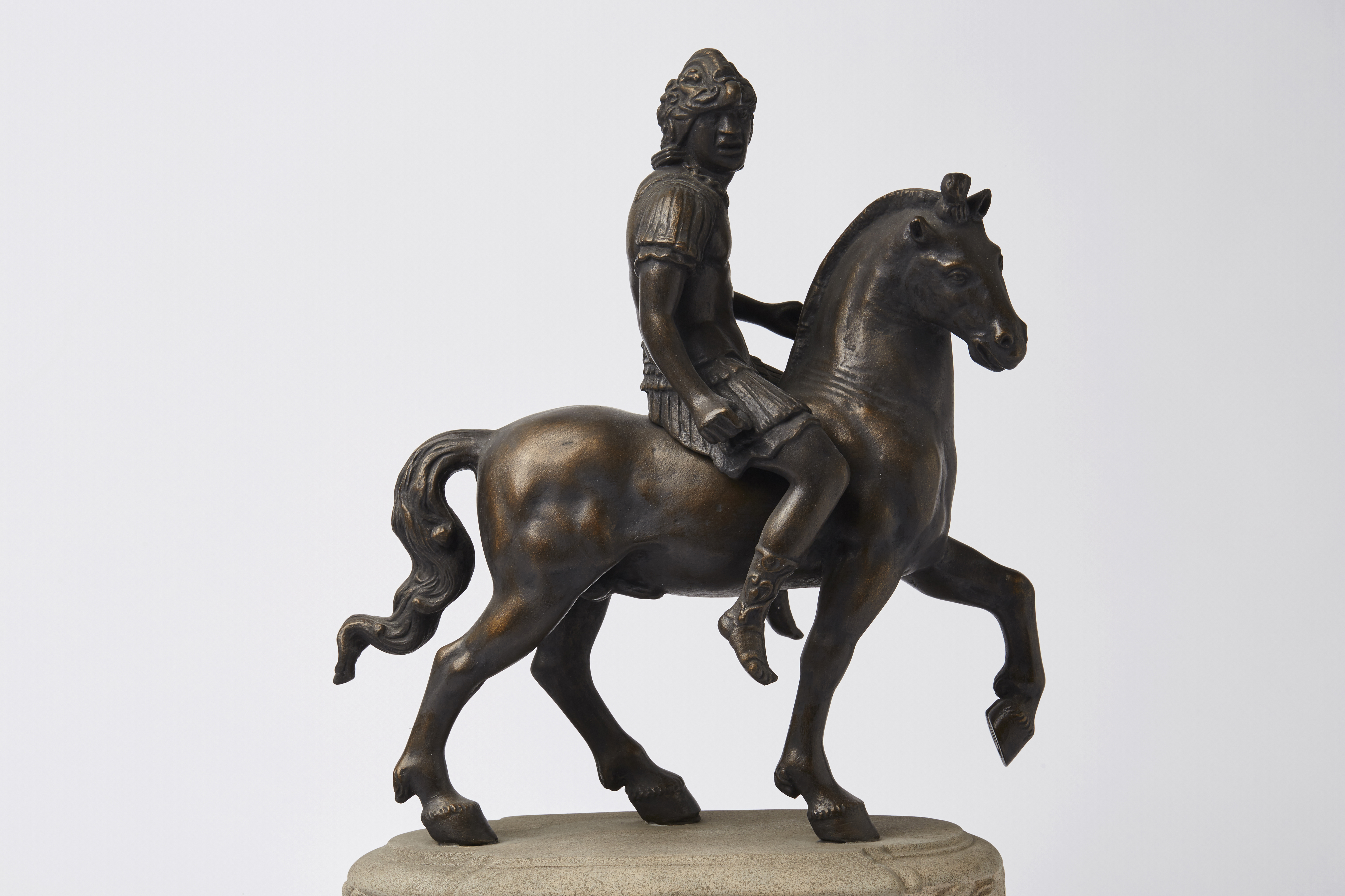 Krieger zu Pferd (Sockel siehe R-02187)