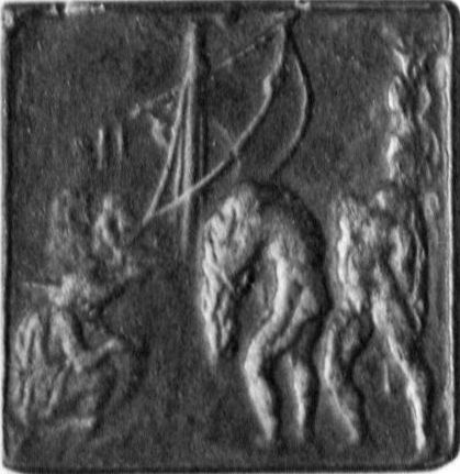 Fishermen, Bathers and Sailing Boat