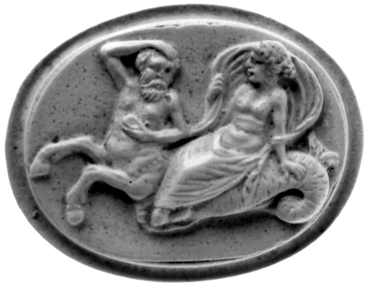 Cameo depicting a Nereid riding on an Ichthyocentaur