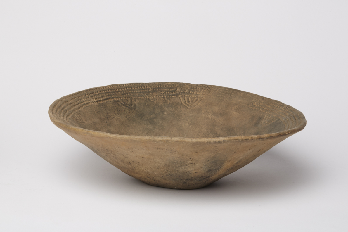 Bowl with Triangle Ornamentation