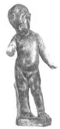 Putto, stehend