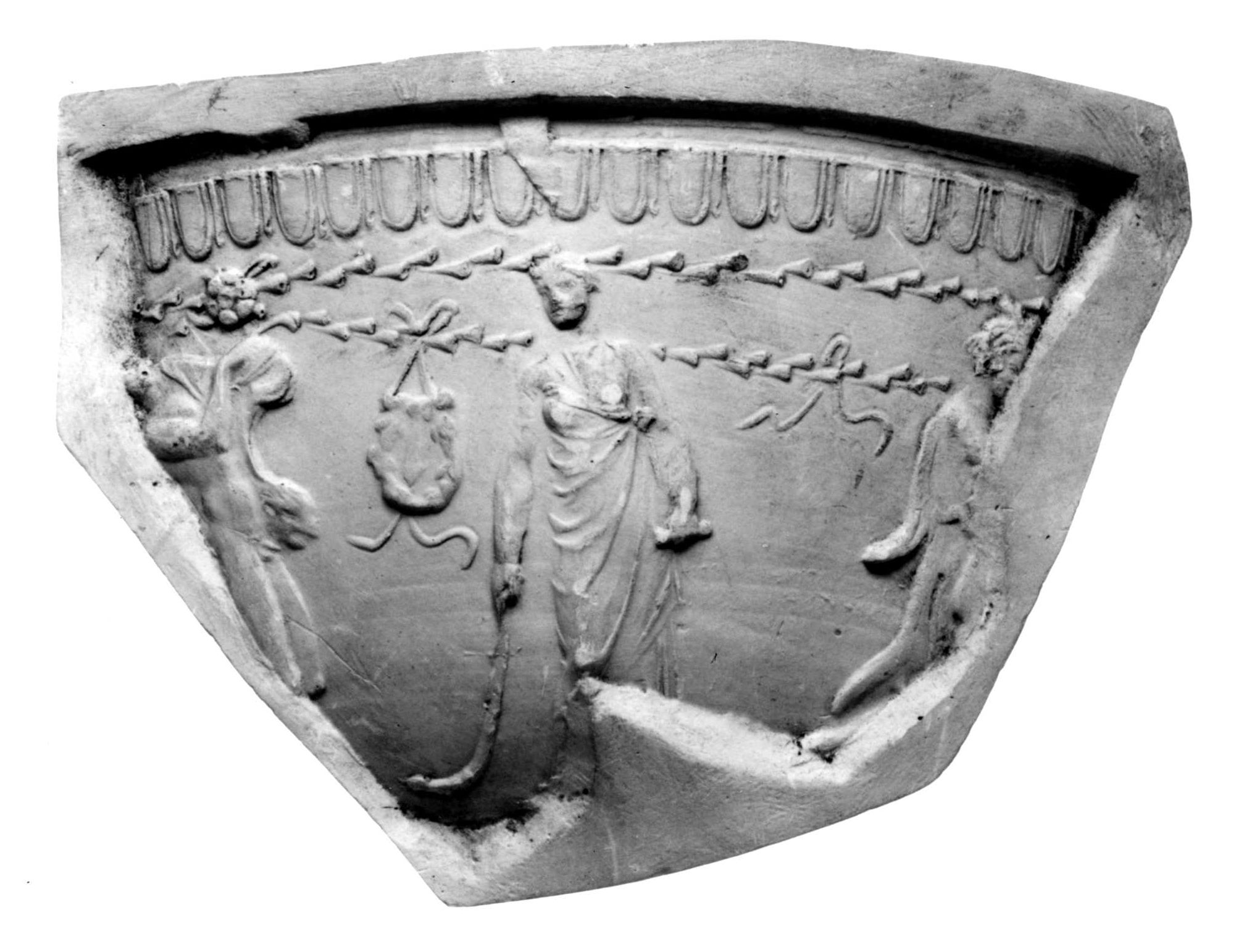 Ausguss aus römischer Formschüssel, Fragment