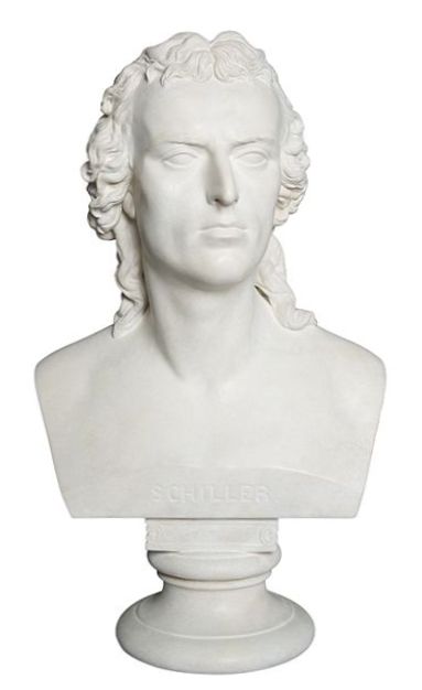Friedrich von Schiller (with base)