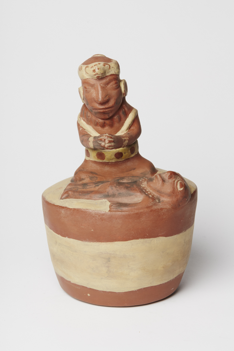 Ceramic Vessel with Healing Scene