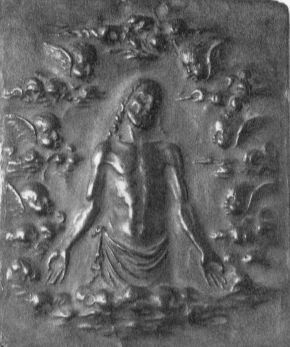 Christus als Schmerzensmann, mit Cherubim