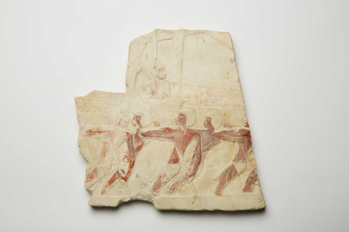 Rowers on a Barge (fragment)