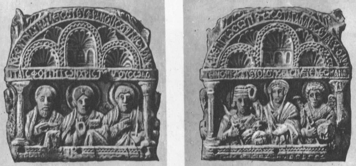 Griff eines Kammes mit Kaiser Leon VI.