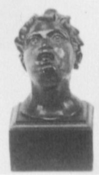 Faunkopf als Lampe