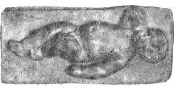 Putto, liegend