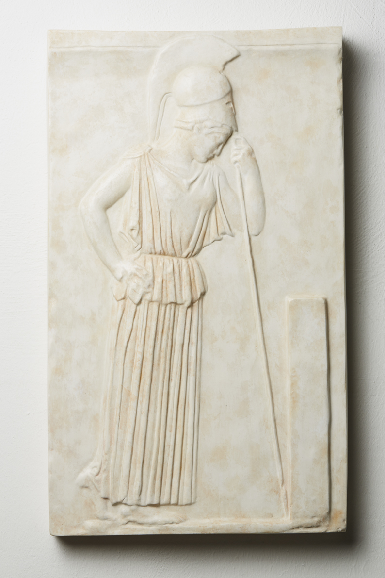 Athena with Lance musing