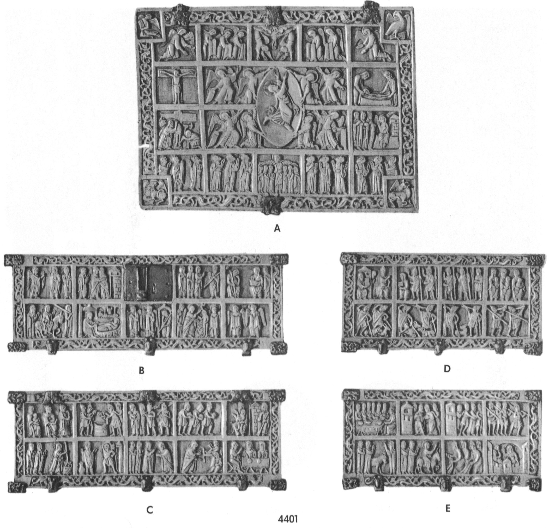 Book Coffer with scenes from the Life of Christ