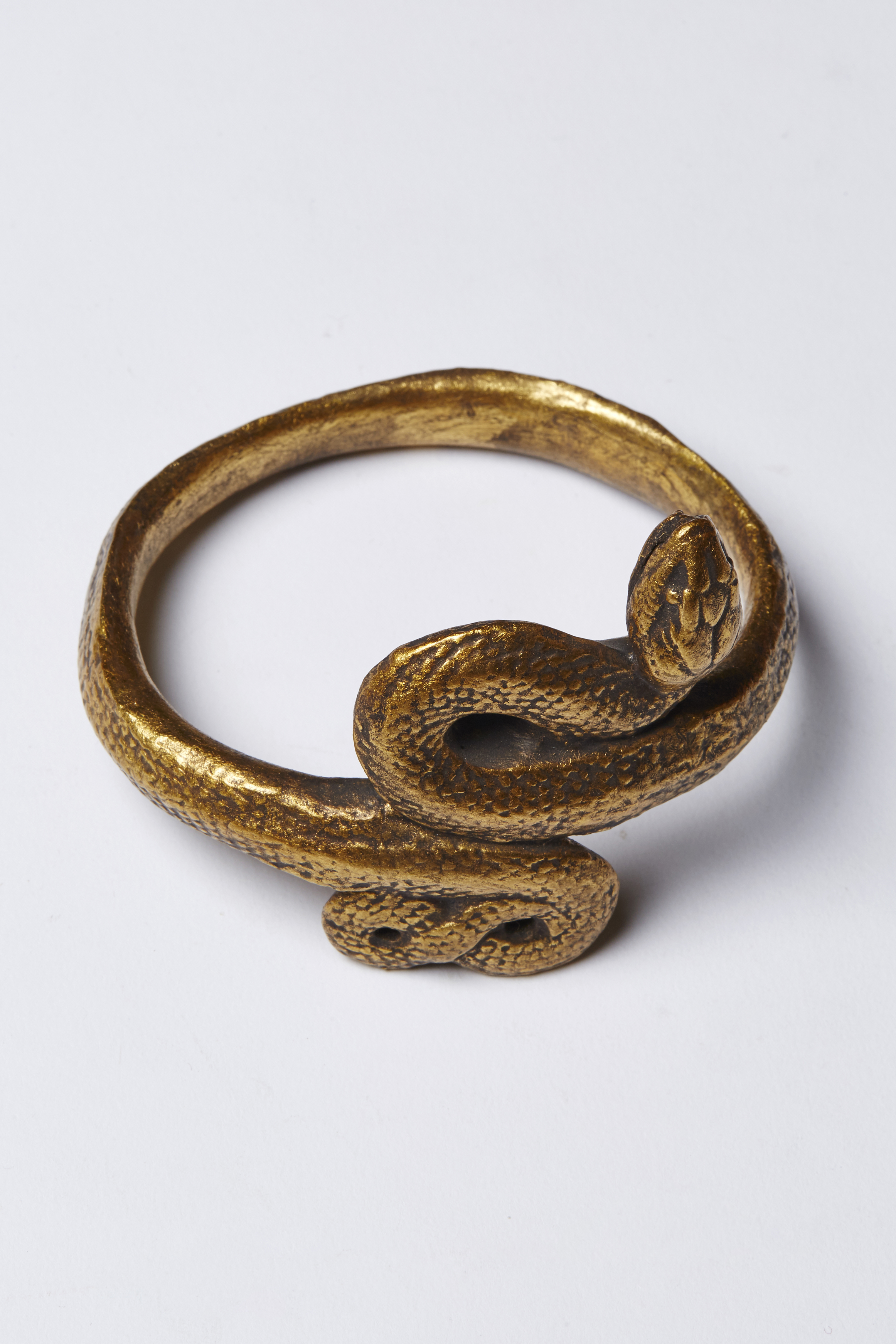 Bangle shaped like a Snake