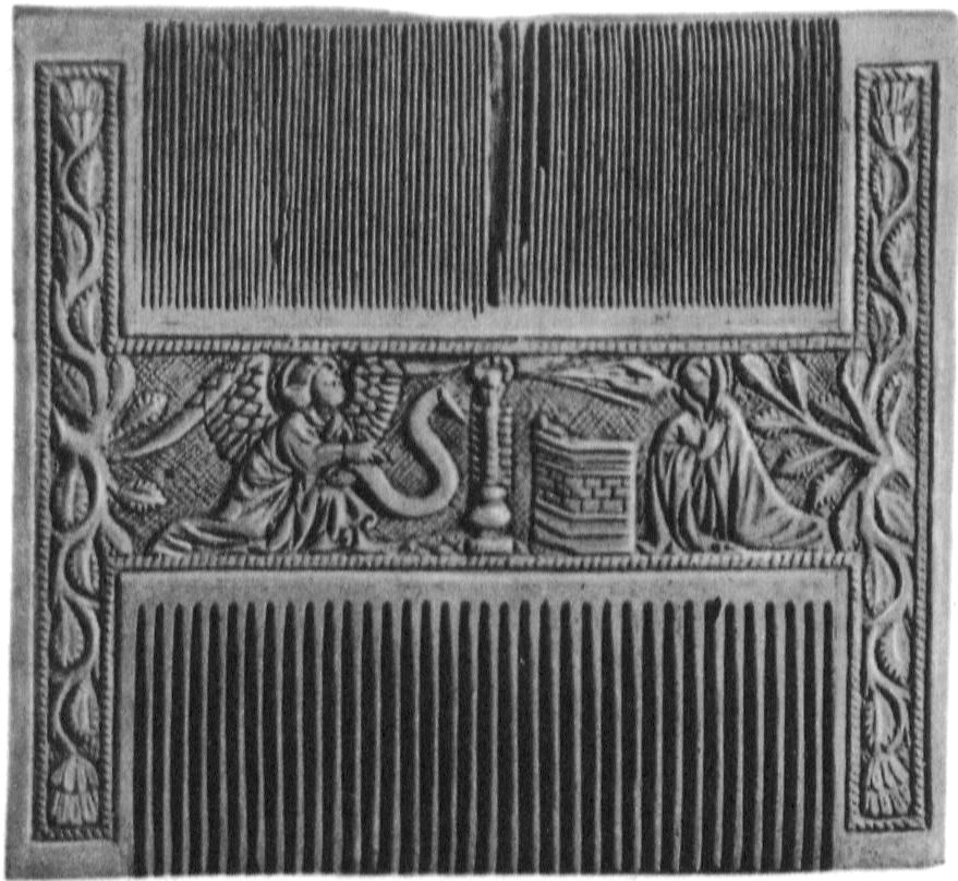 Comb with the Annunciation (front of R-04623)