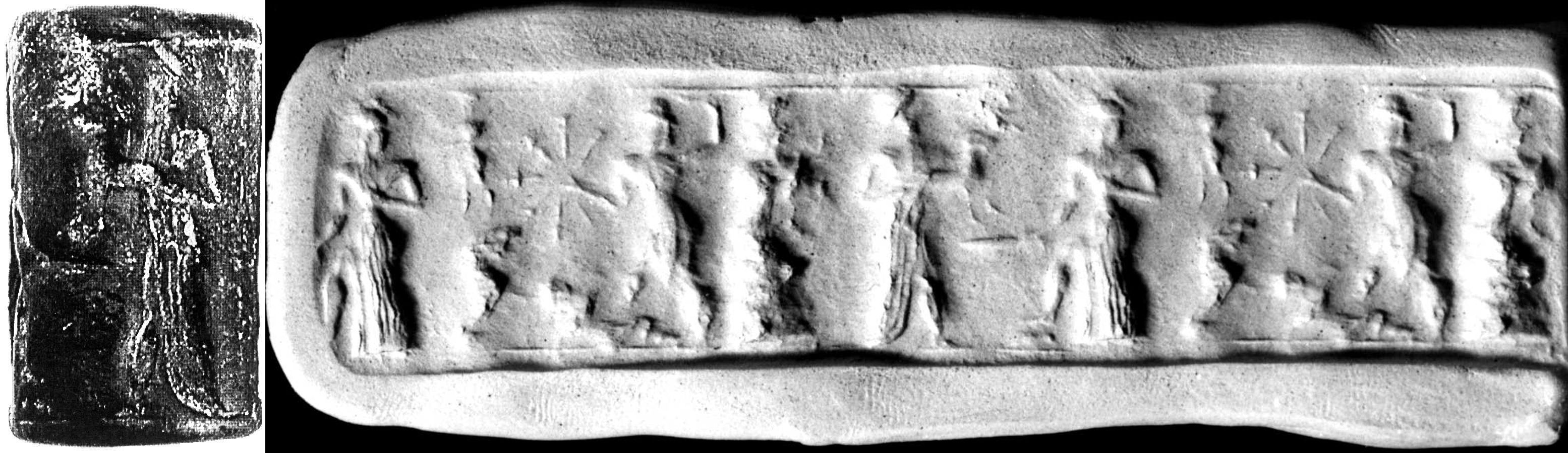 Cylinder Seal or Seal Impression