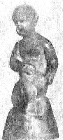 Putto, sitzend
