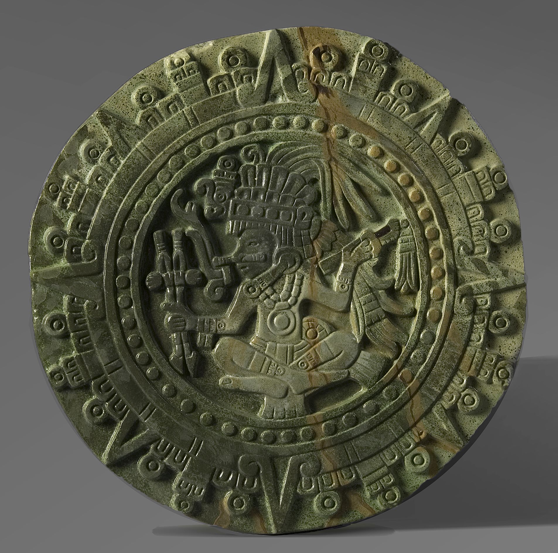 Aztekischer Kalenderstein (Sammlung Humboldt)