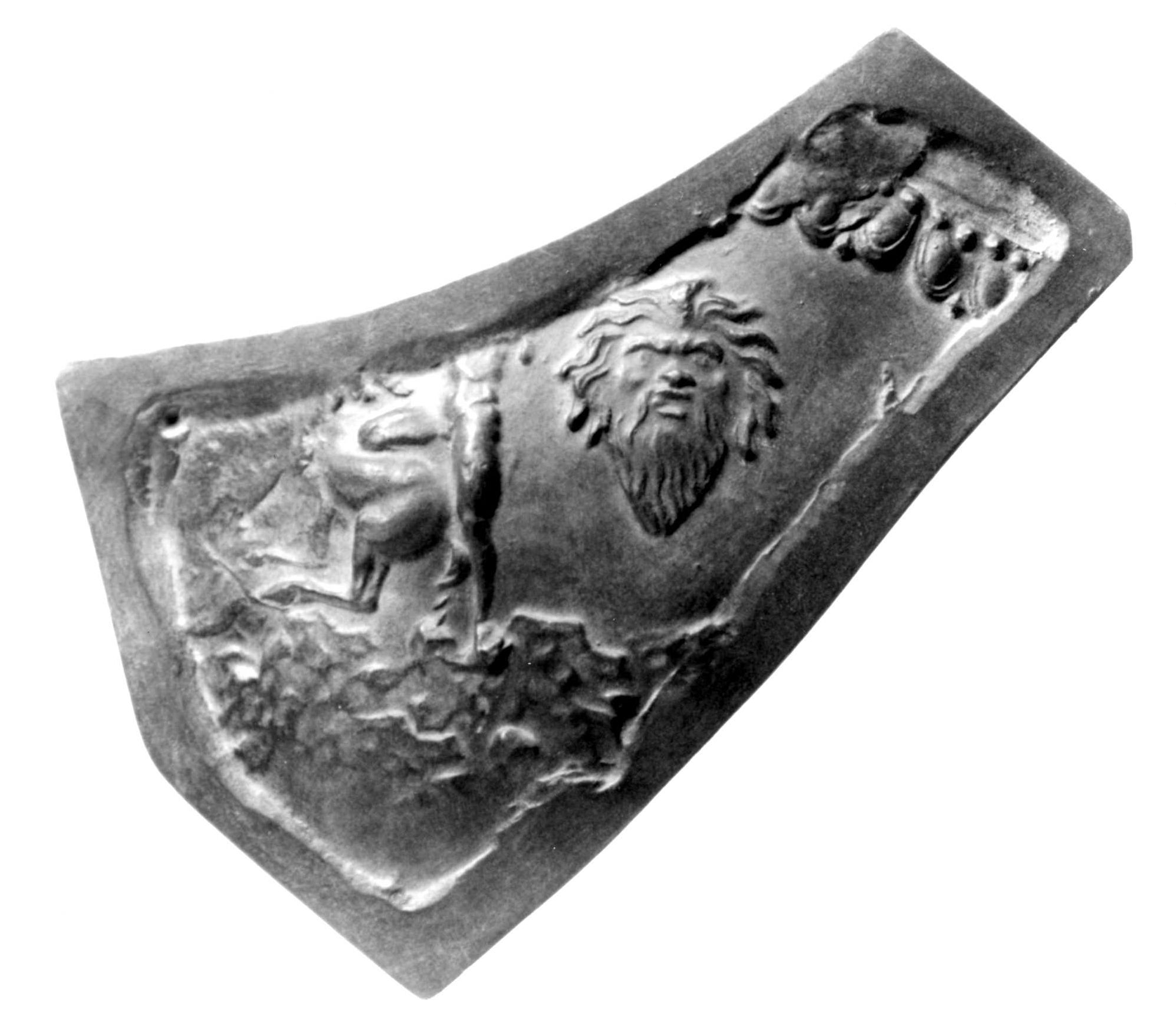 Ausguss aus römischer Formschüssel, Fragment