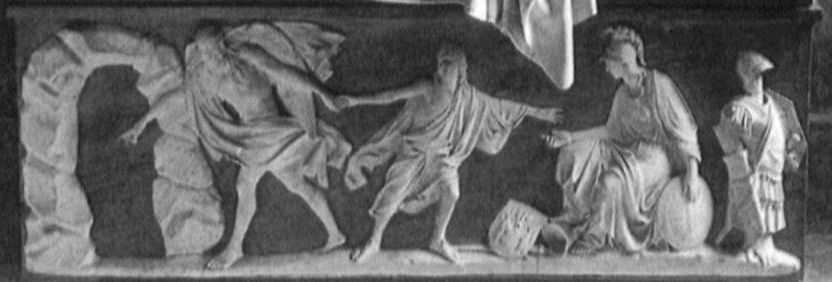 Grabmal Graf Alexander von der Mark - Minerva und Chronos